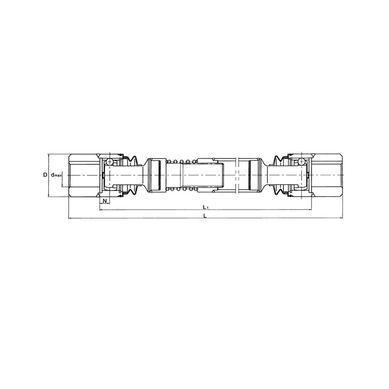 RSK-BHJM Straight Groove Glidekulebur CV Universalledd Støtdempende for Leveler